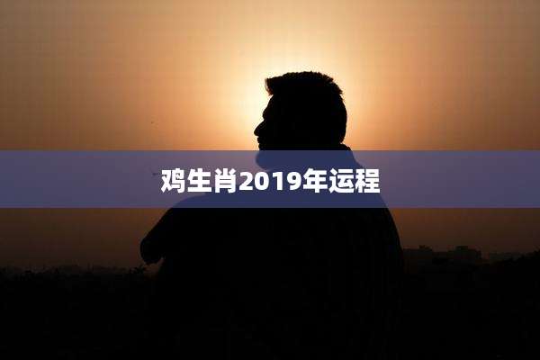 鸡生肖2019年运程