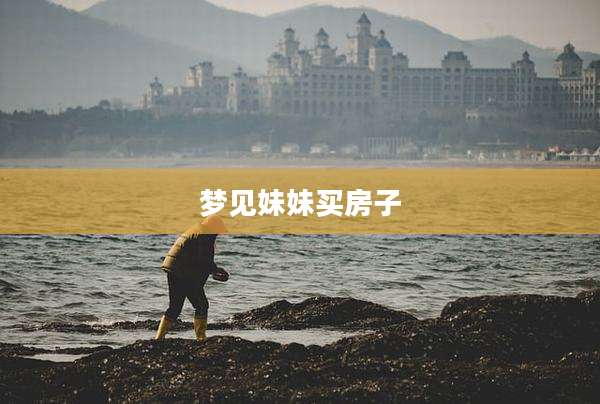 梦见妹妹买房子