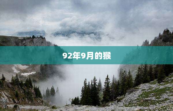 92年9月的猴
