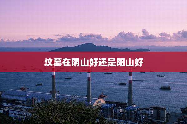 坟墓在阴山好还是阳山好