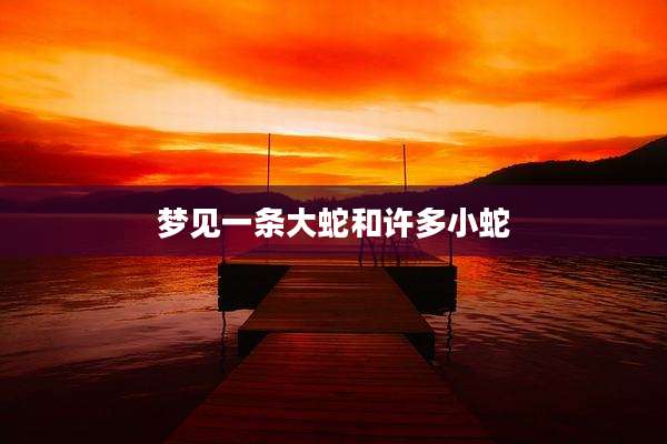 梦见一条大蛇和许多小蛇