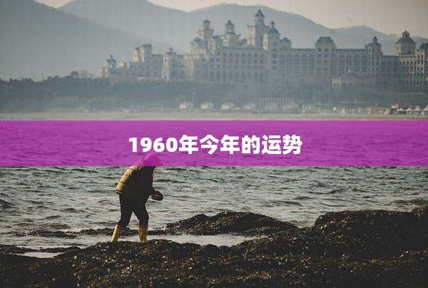 1960年今年的运势