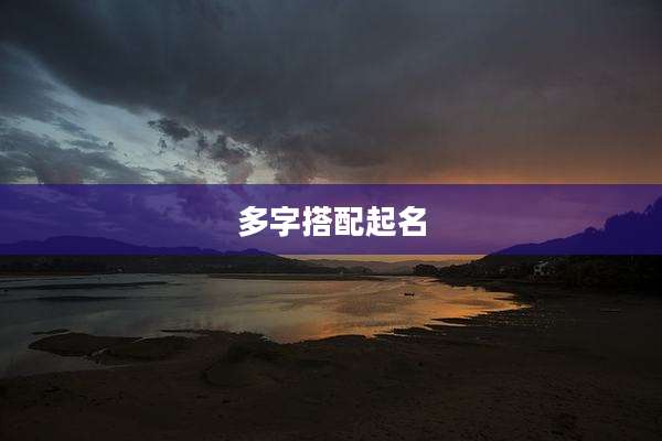 多字搭配起名