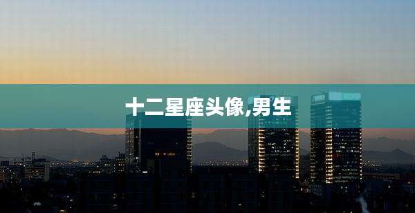 十二星座头像,男生
