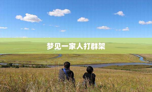 梦见一家人打群架