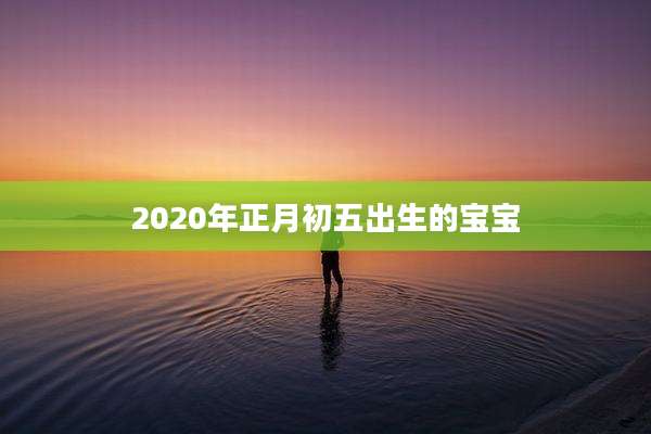 2020年正月初五出生的宝宝