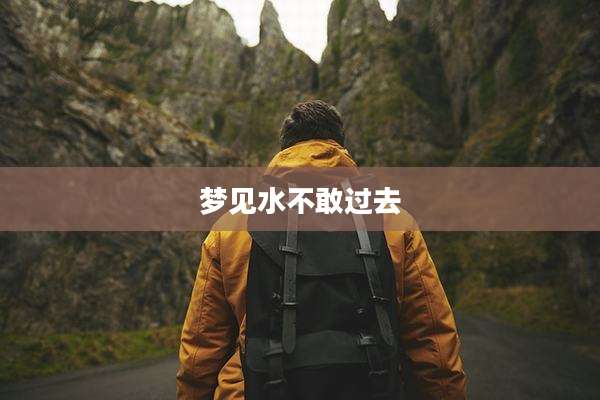 梦见水不敢过去