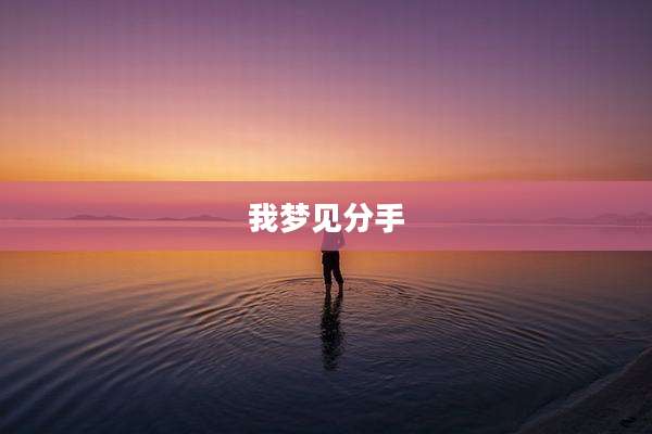 我梦见分手