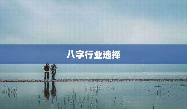 八字行业选择