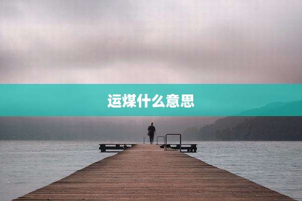 运煤什么意思