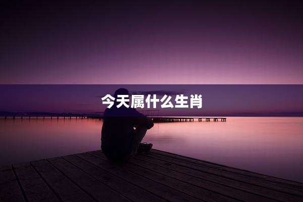 今天属什么生肖