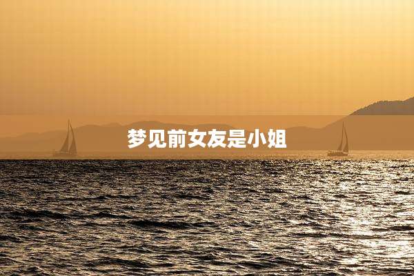 梦见前女友是小姐
