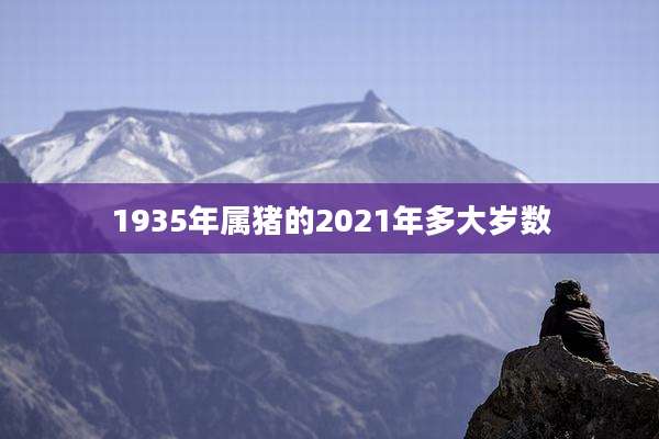 1935年属猪的2021年多大岁数