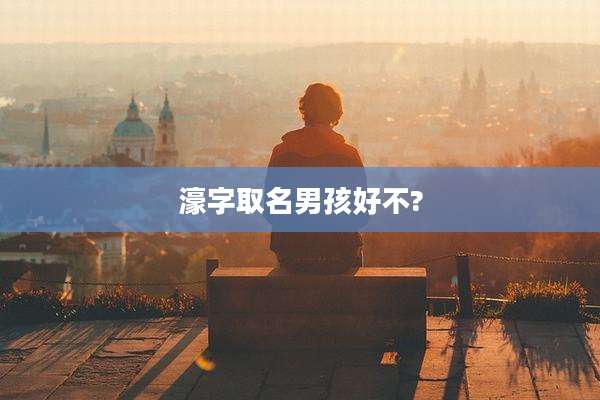 濠字取名男孩好不?
