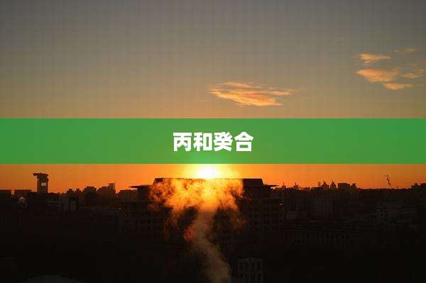 丙和癸合