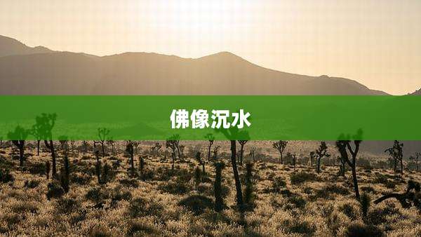 佛像沉水