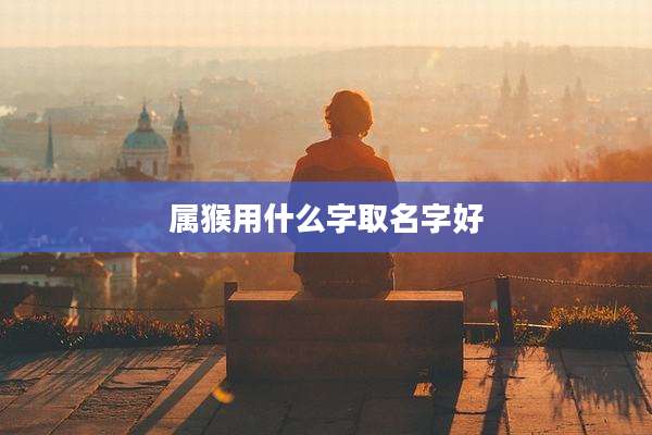 属猴用什么字取名字好