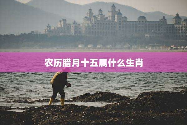 农历腊月十五属什么生肖