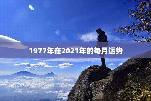 1977年在2021年的每月运势