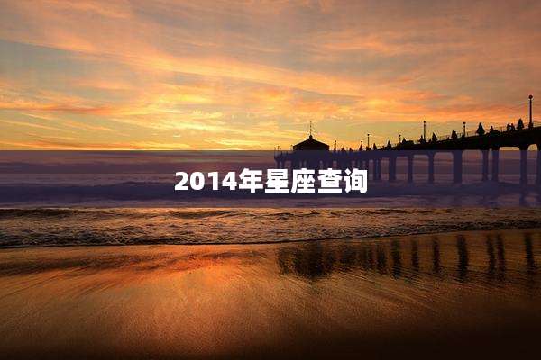 2014年星座查询