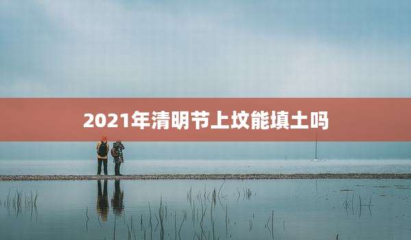 2021年清明节上坟能填土吗