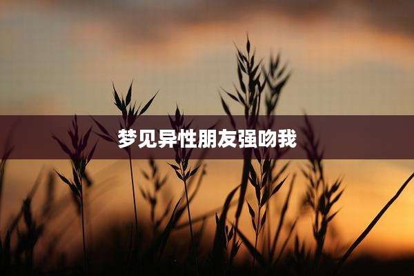 梦见异性朋友强吻我