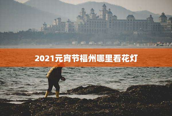 2021元宵节福州哪里看花灯