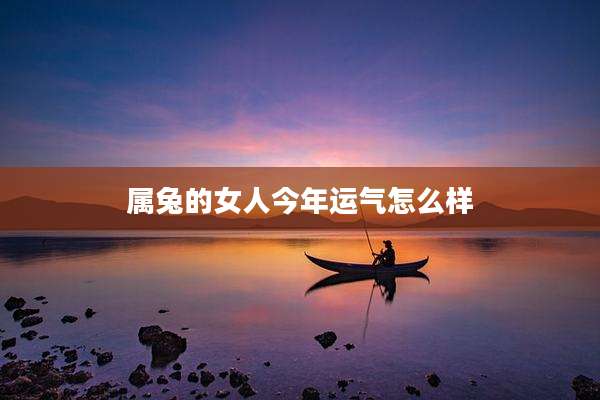 属兔的女人今年运气怎么样