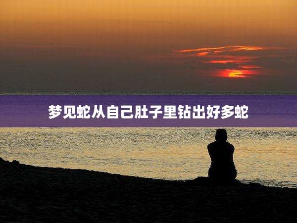 梦见蛇从自己肚子里钻出好多蛇