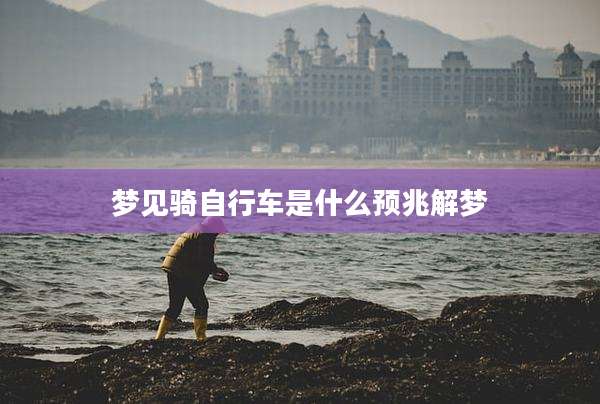 梦见骑自行车是什么预兆解梦