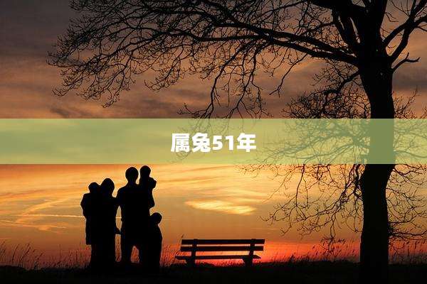属兔51年