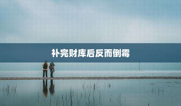补完财库后反而倒霉