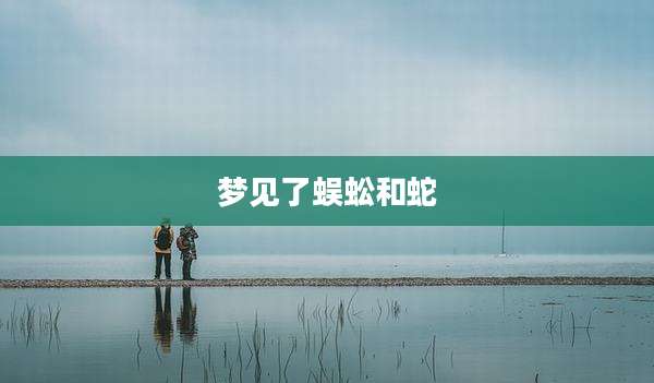 梦见了蜈蚣和蛇