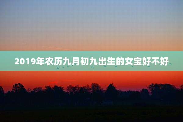2019年农历九月初九出生的女宝好不好