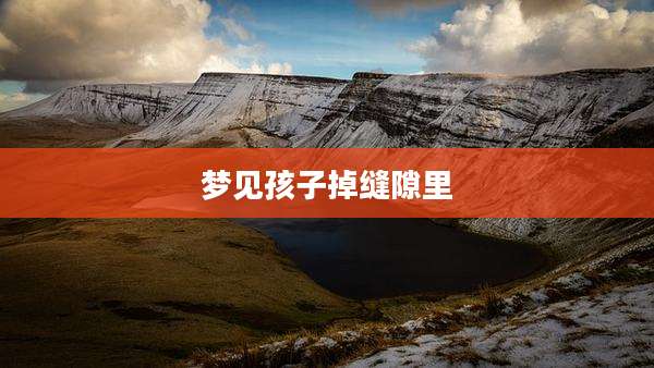 梦见孩子掉缝隙里