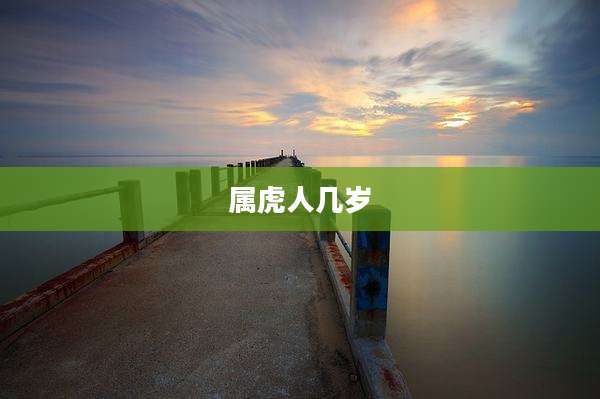 属虎人几岁