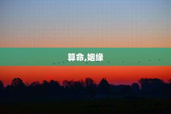 算命,姻缘