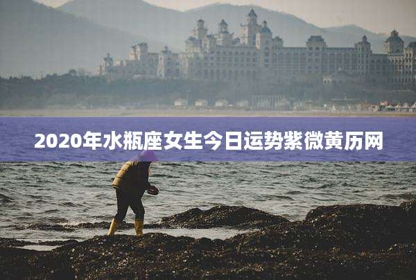 2020年水瓶座女生今日运势紫微黄历网
