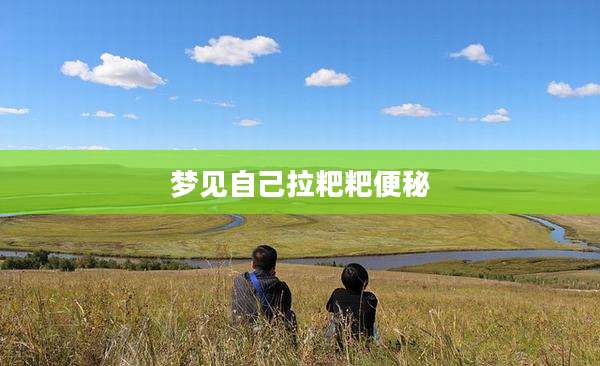 梦见自己拉粑粑便秘