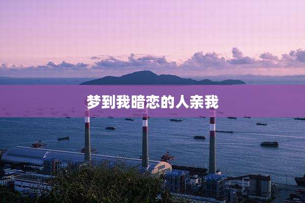 梦到我暗恋的人亲我