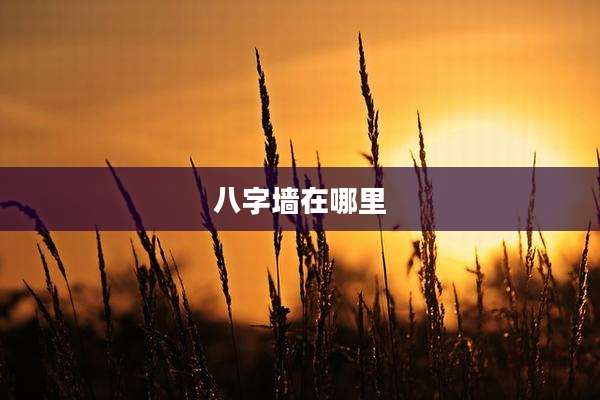 八字墙在哪里
