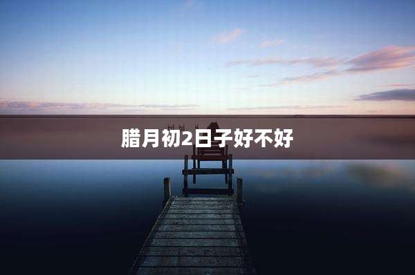 腊月初2日子好不好