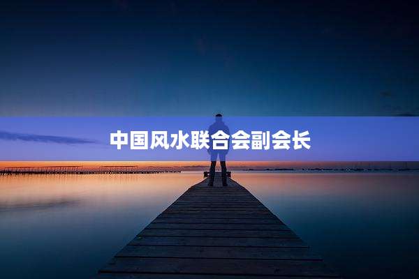 中国风水联合会副会长