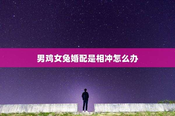 男鸡女兔婚配是相冲怎么办
