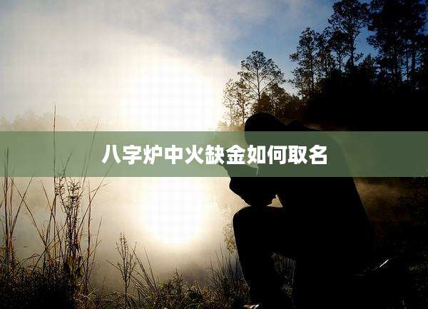 八字炉中火缺金如何取名