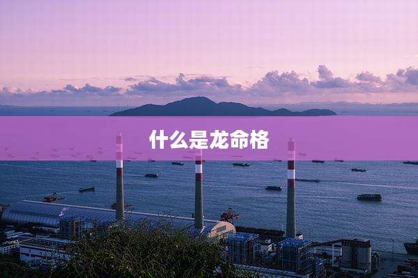什么是龙命格