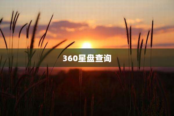 360星盘查询