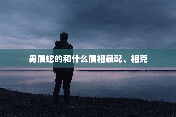男属蛇的和什么属相最配、相克