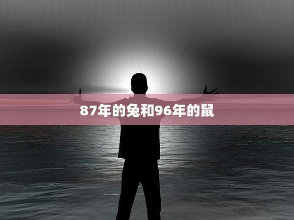 87年的兔和96年的鼠