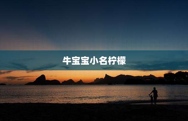 牛宝宝小名柠檬